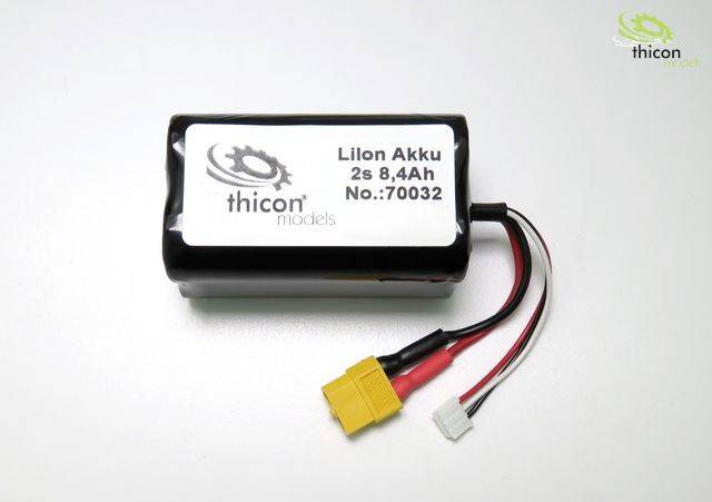 Thicon Models Modellbau-Akkupack (LiIon) 7.4V 8400 mAh XT60