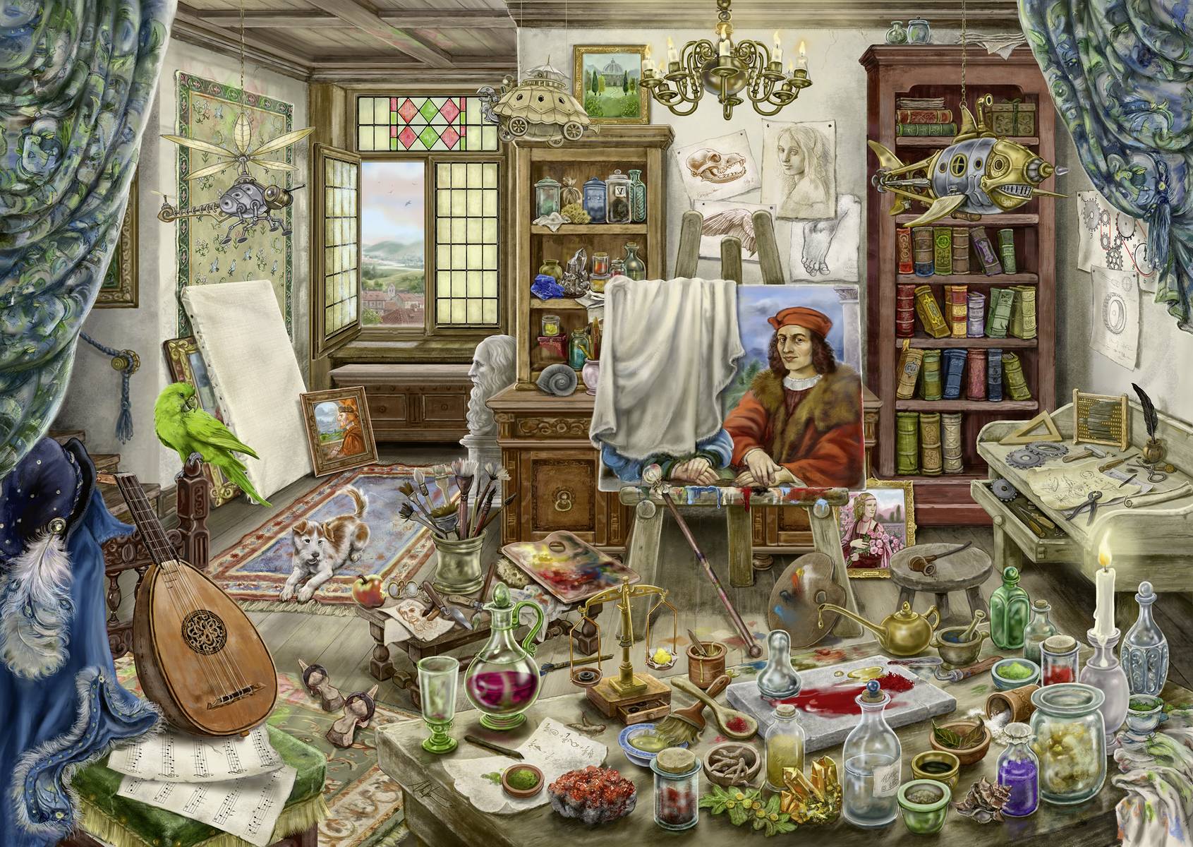 Ravensburger Exit Das Künstleratelier 759p Puzzleteile= 759