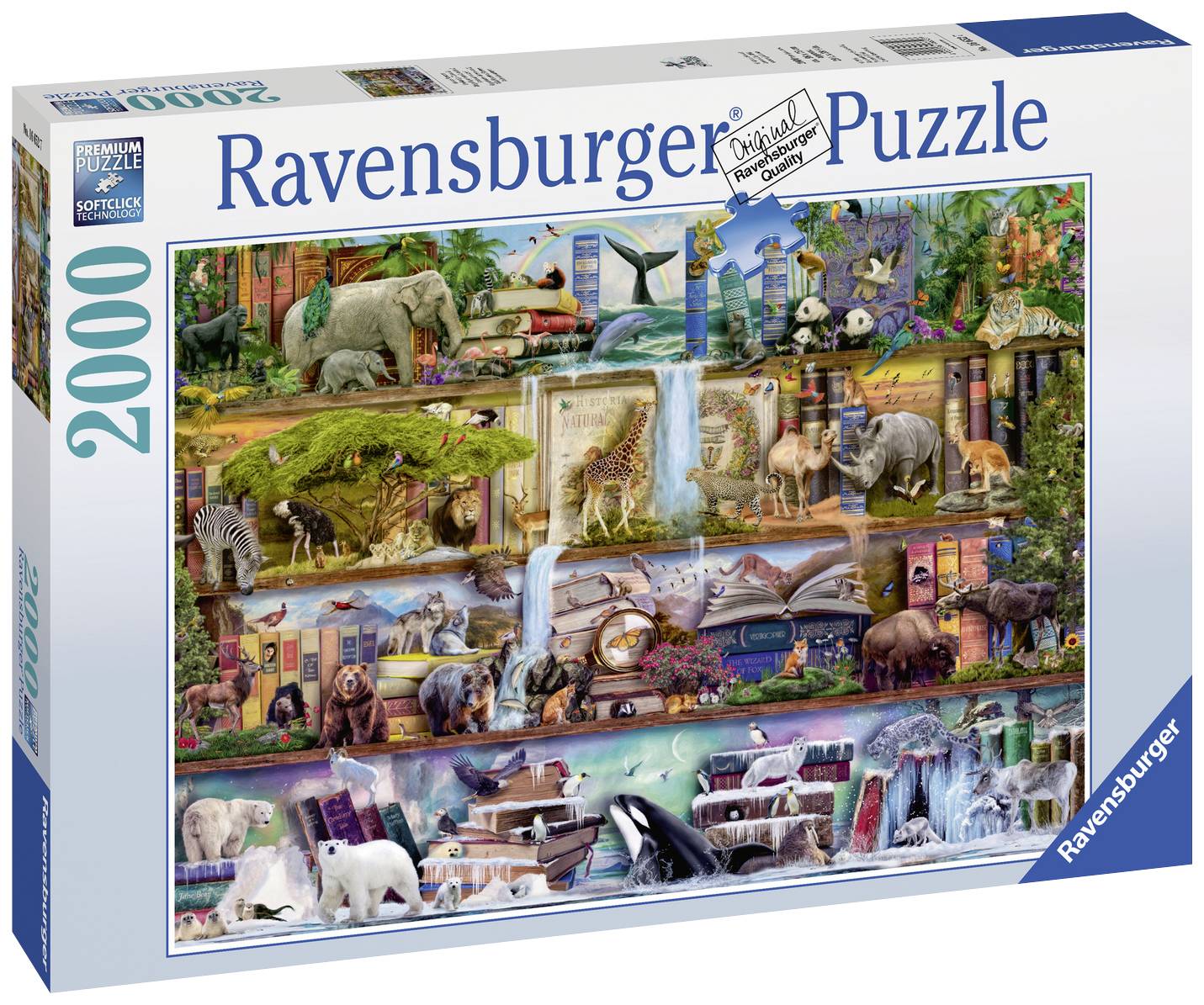 Ravensburger Aimee Stewart: Großartige Tierwelt Puzzleteile= 2000