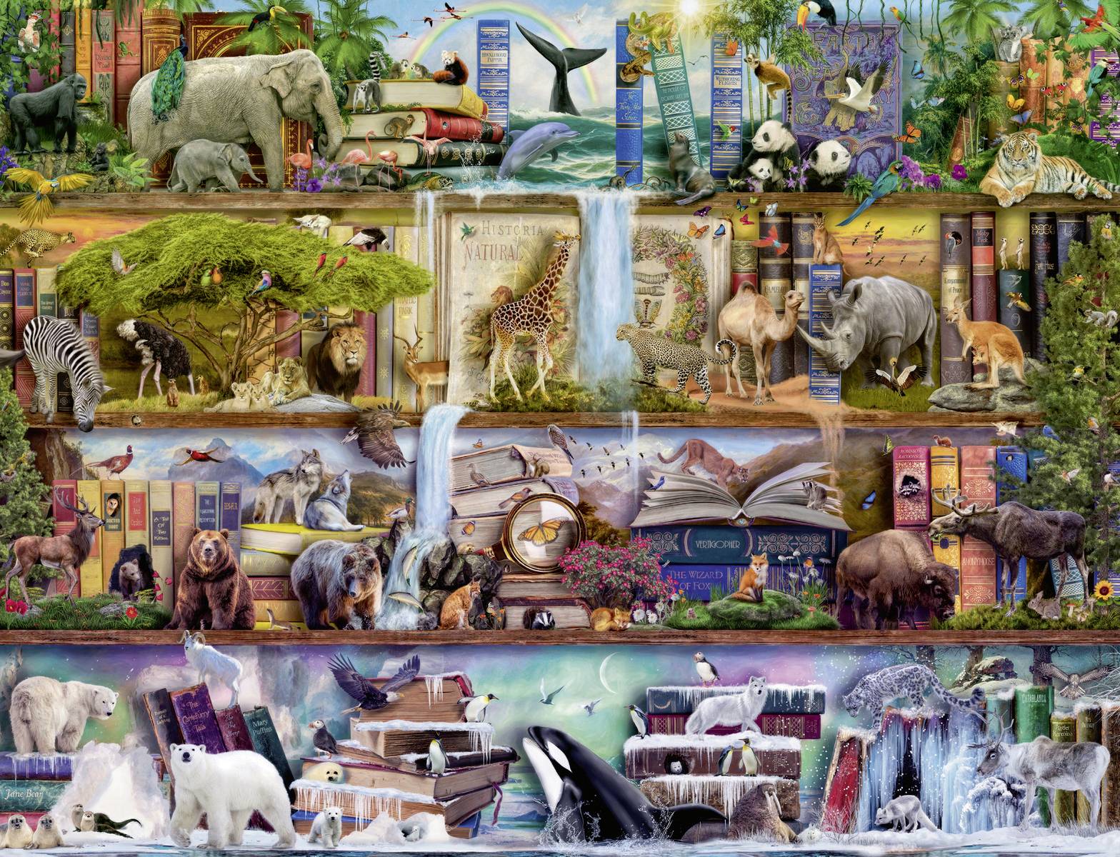 Ravensburger Aimee Stewart: Großartige Tierwelt Puzzleteile= 2000