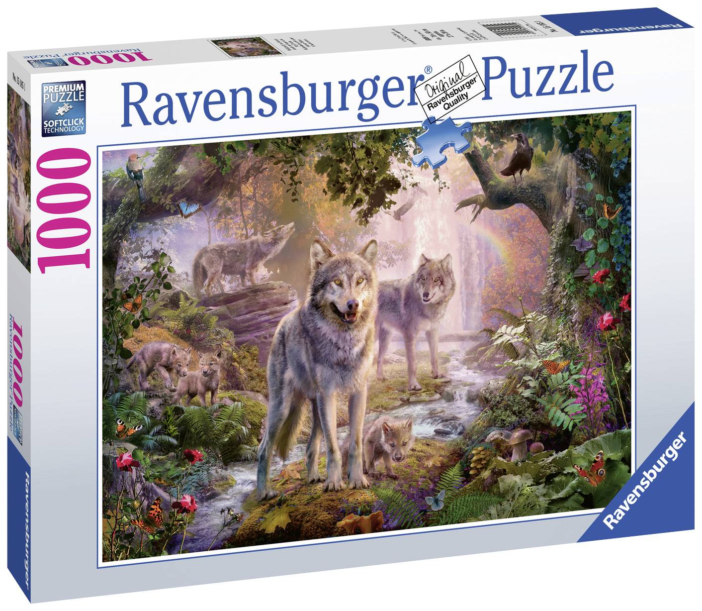 Ravensburger Wolfsfamilie im Sommer Puzzleteile= 1000