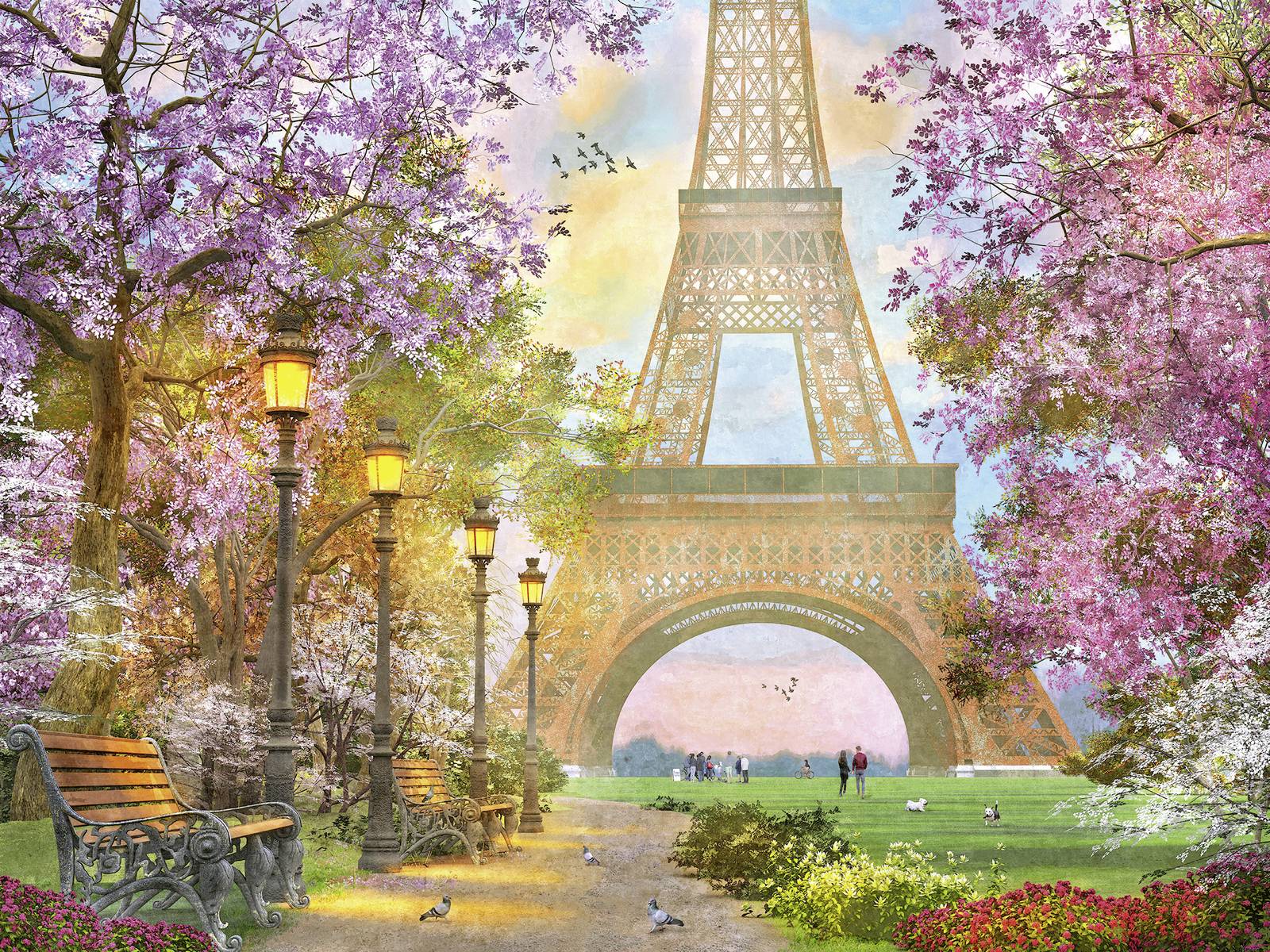Ravensburger Verliebt in Paris Puzzleteile= 1500