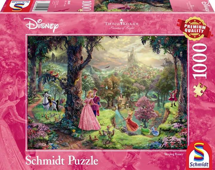 Pz. TK Disney Dornröschen 1000T 59474 Schmidt Spiele Disney Dornröschen, Puzzle Thomas Kinkad 1 St.