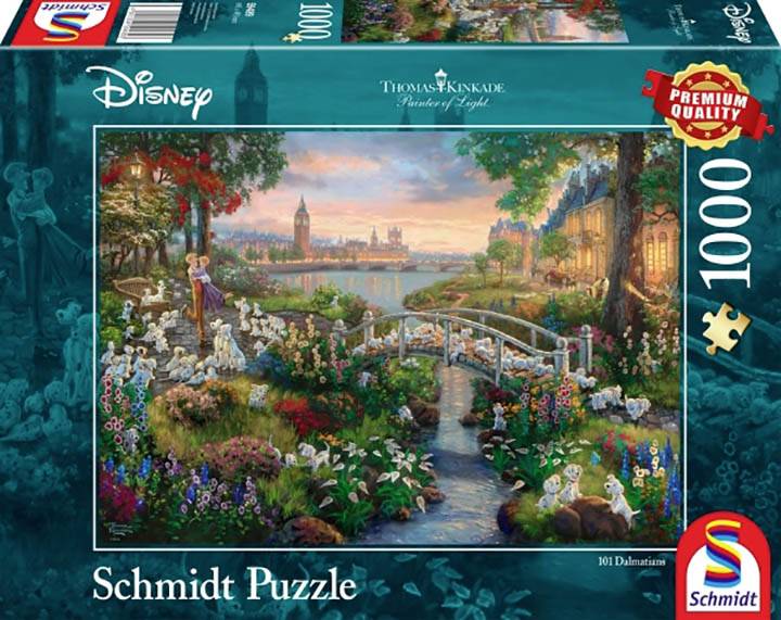 Pz. TK Disney 101 Dalmatiner 1000 Teil 59489 Schmidt Spiele Puzzle Thomas Kinkade Disney 101 Dalmatiner 1.000 Teile 1 St.