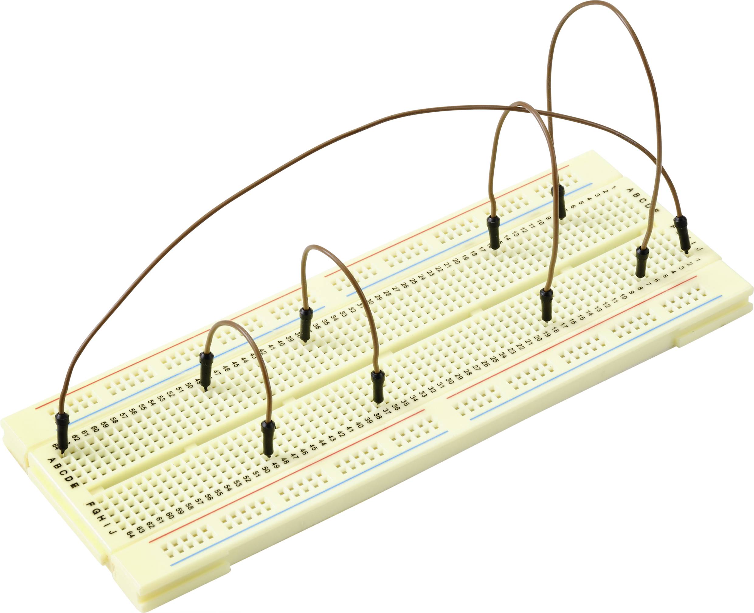 TRU COMPONENTS Steckplatine verschiebbar Polzahl Gesamt 840 (L x B x H) 172.7 x 64.5 x 8.5mm 1St.
