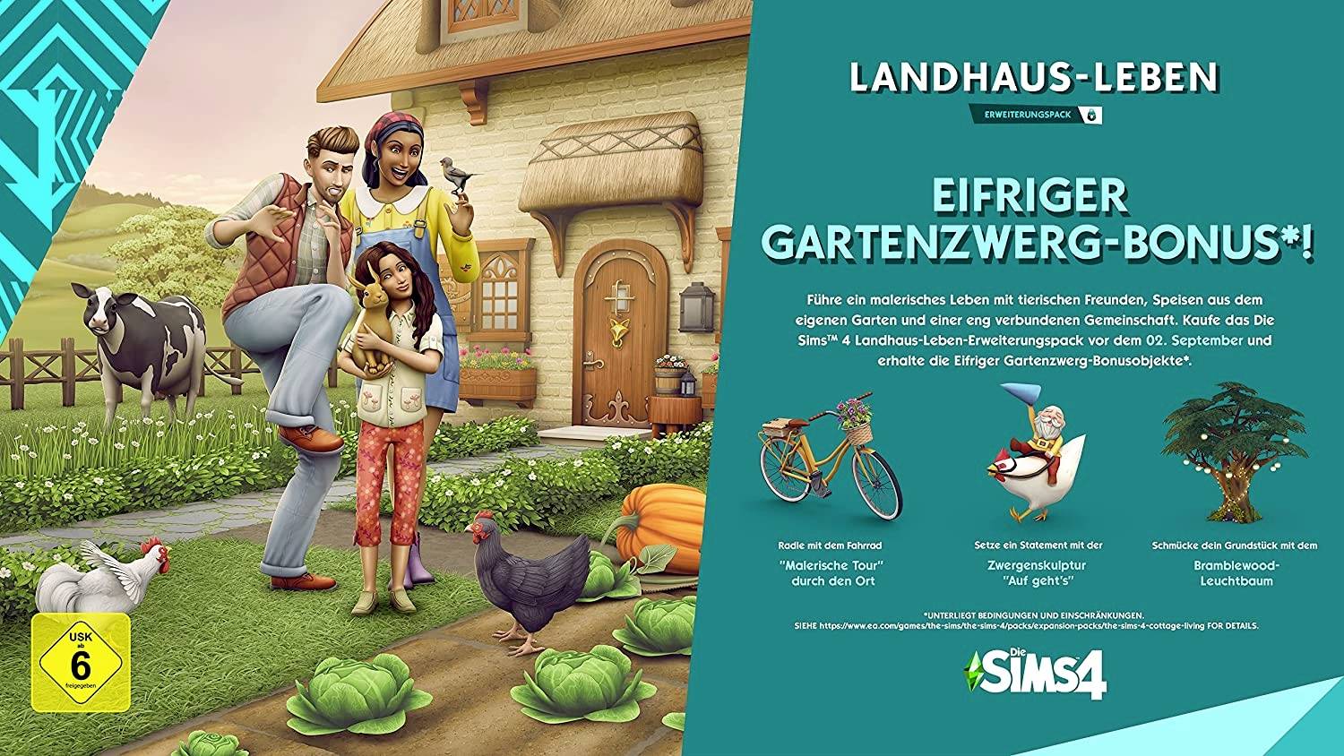 SIMS 4 LANDHAUS-LEBEN (CODE IN A BOX) PC USK: 6