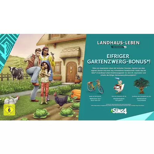 SIMS 4 LANDHAUS-LEBEN (CODE IN A BOX) PC USK: 6 SIMS 4 LANDHAUS-LEBEN (CODE IN A BOX) PC USK: 6