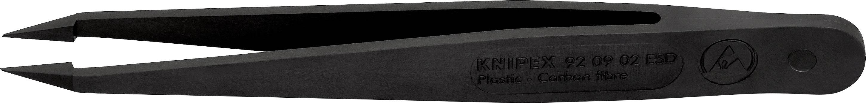 Knipex 92 09 02 ESD ESD Pinzette 1 Stück Spitz, fein 115mm