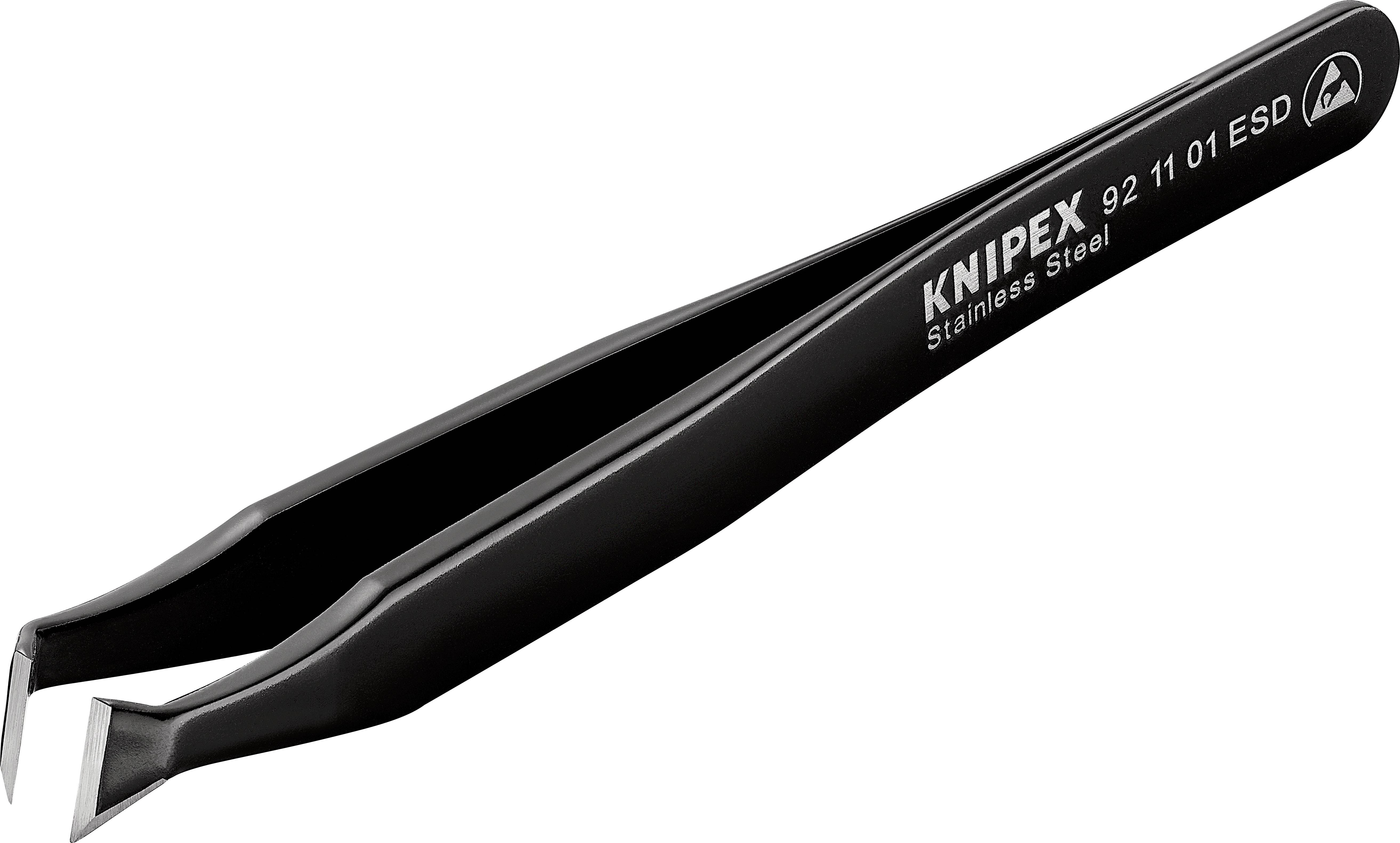 Knipex 92 11 01 ESD ESD Schneidpinzette 1 Stück Flach-breit 115 mm