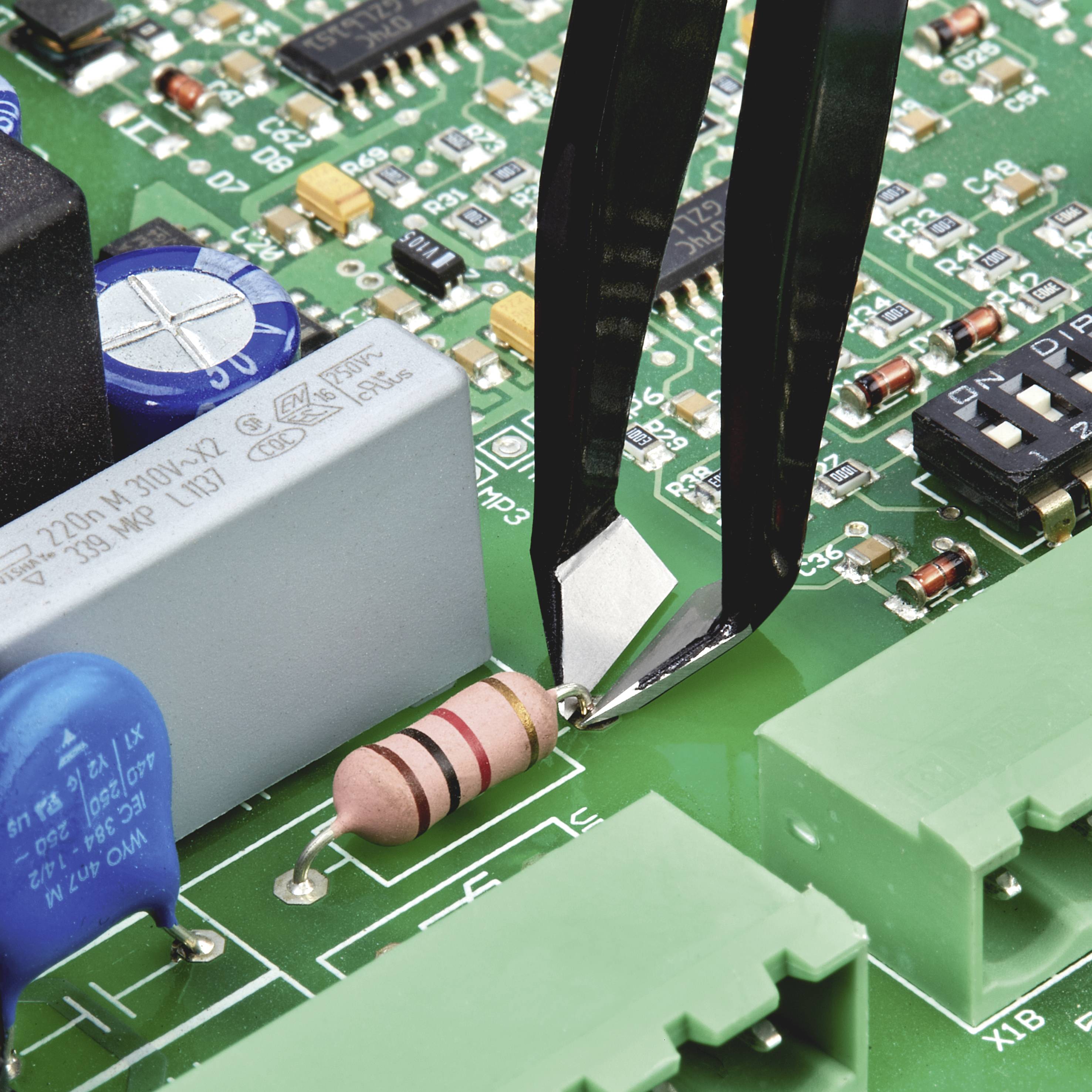 Knipex 92 11 01 ESD ESD Schneidpinzette 1 Stück Flach-breit 115 mm