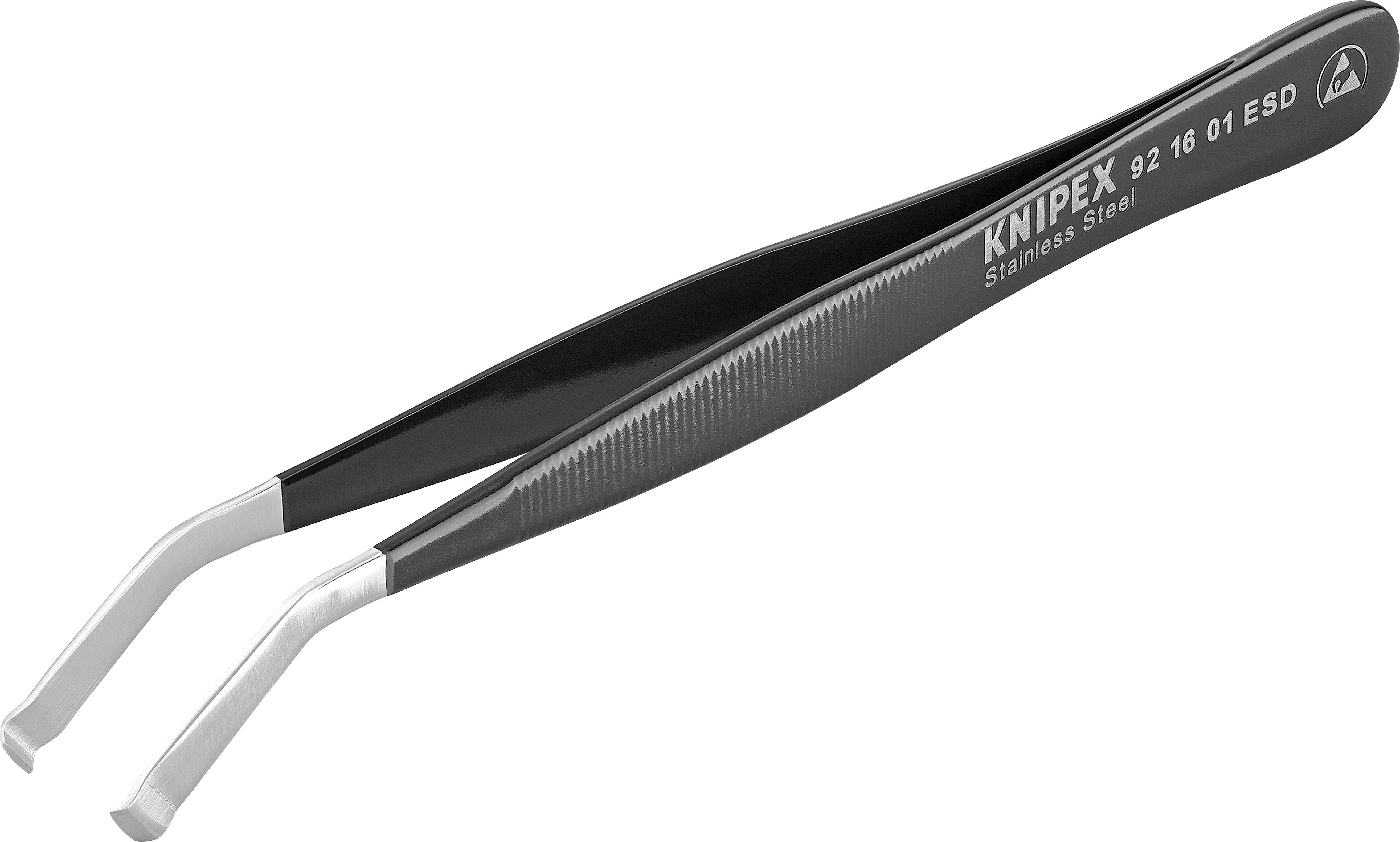 Knipex 92 16 01 ESD ESD Positionierpinzette 1 Stück Stumpf 120 mm