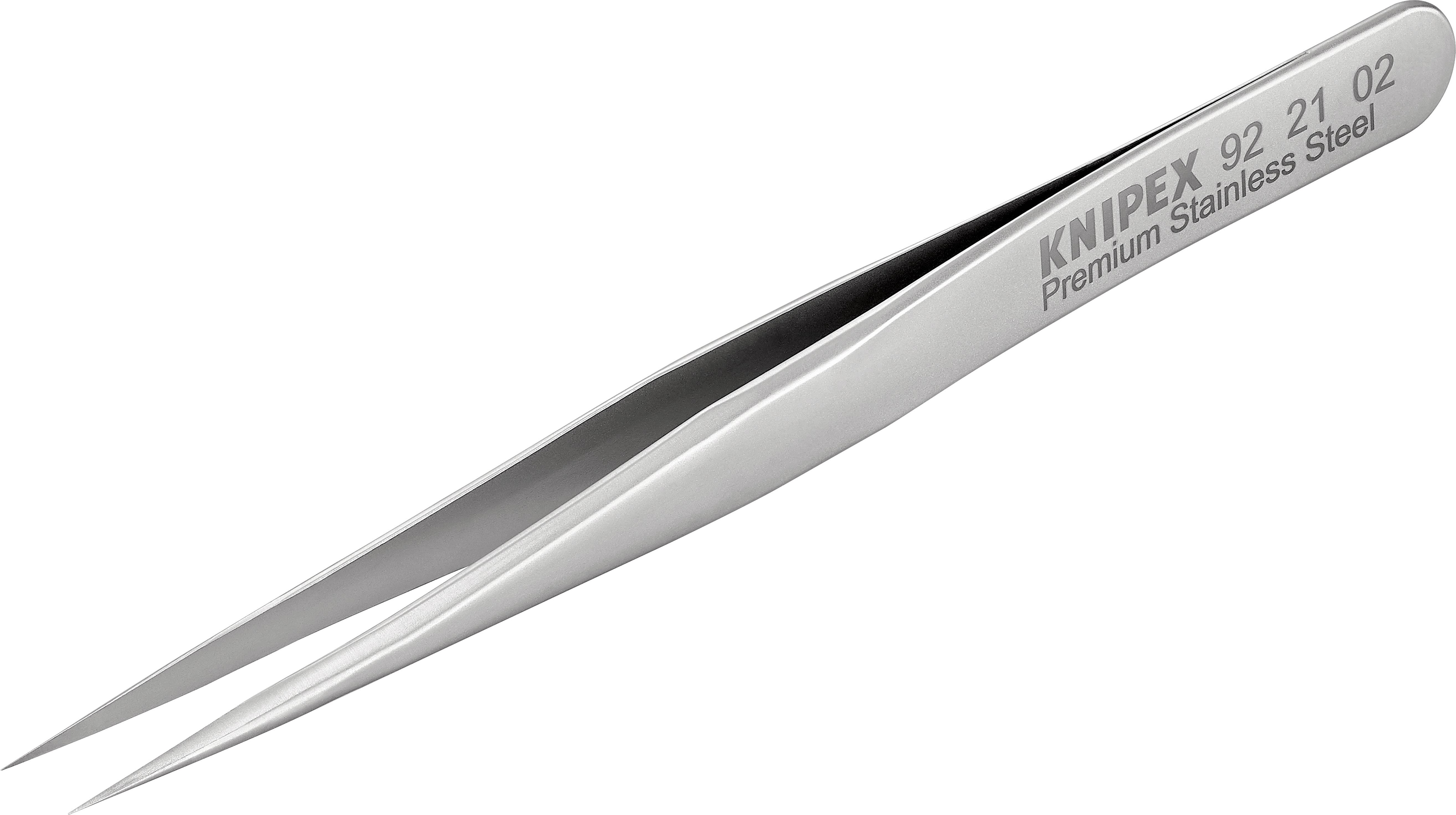Knipex 92 21 02 Präzisionspinzette 1 Stück Spitz, fein, extra dünn 110 mm