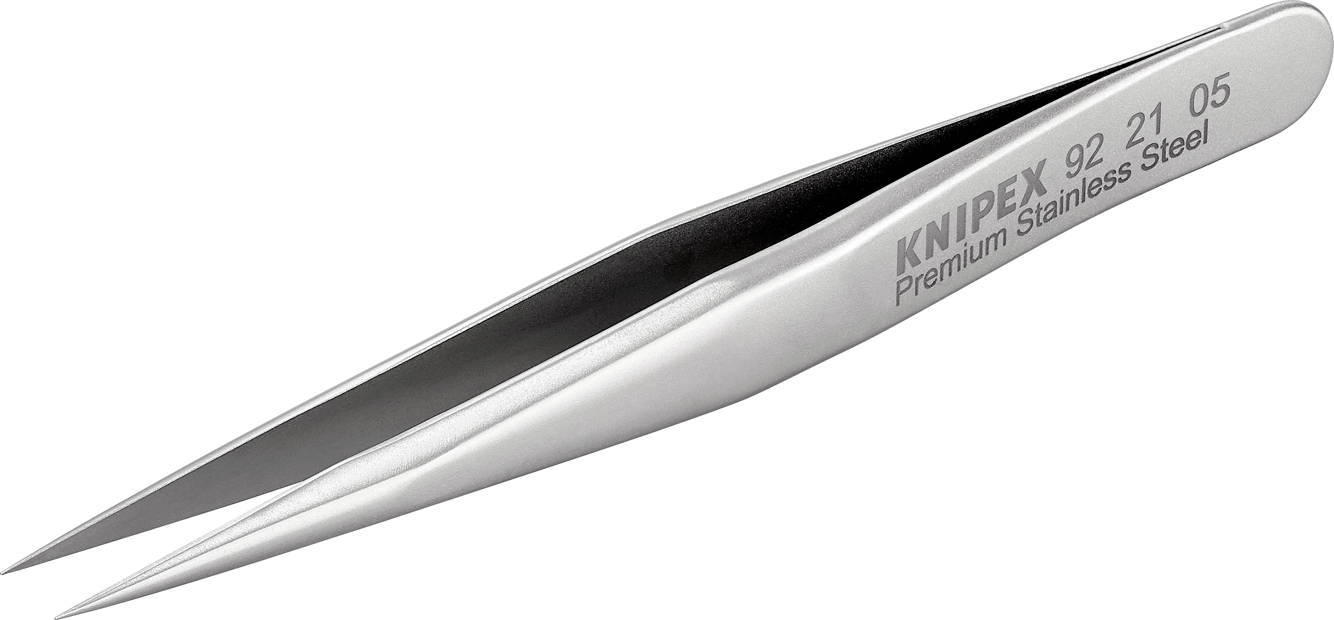 Knipex 92 21 05 Präzisionspinzette 1 Stück Spitz, fein, extra dünn 70 mm