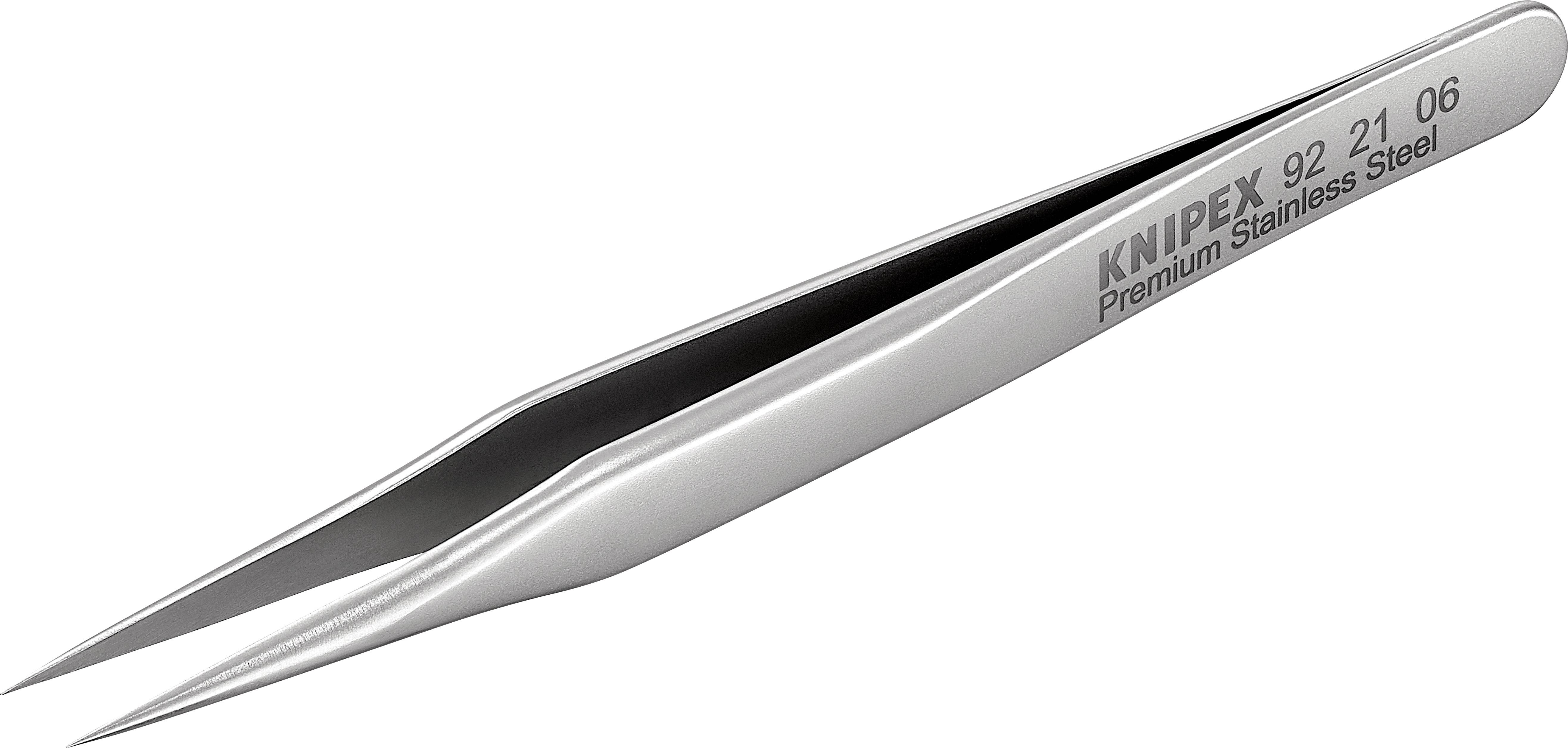 Knipex 92 21 06 Präzisionspinzette 1 Stück Spitz, fein, extra dünn 80 mm