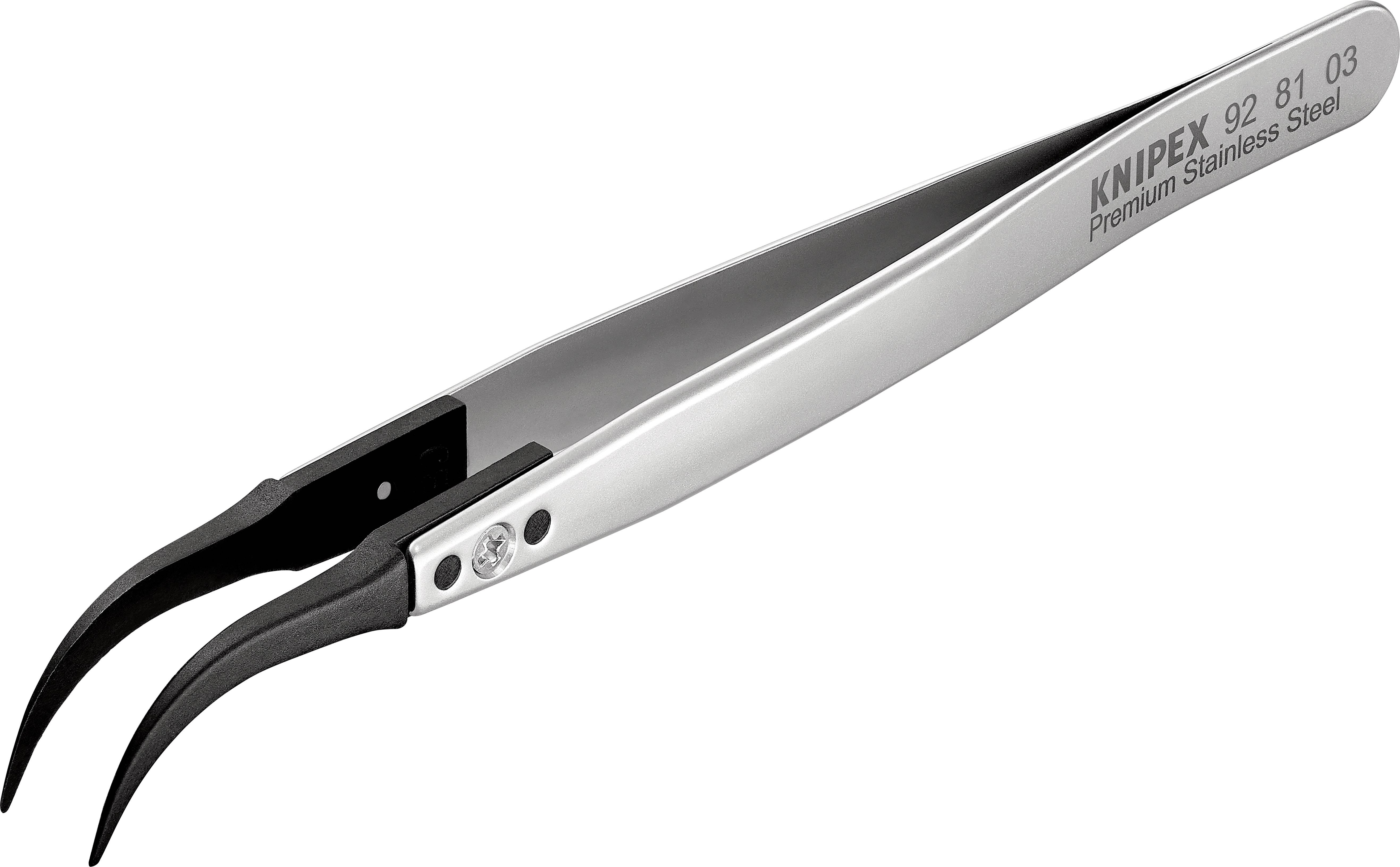 Knipex 92 81 03 ESD Pinzette 1 Stück Spitz 130 mm