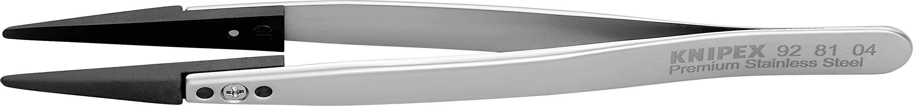 Knipex 92 81 04 ESD Pinzette 1 Stück Spitz 130 mm