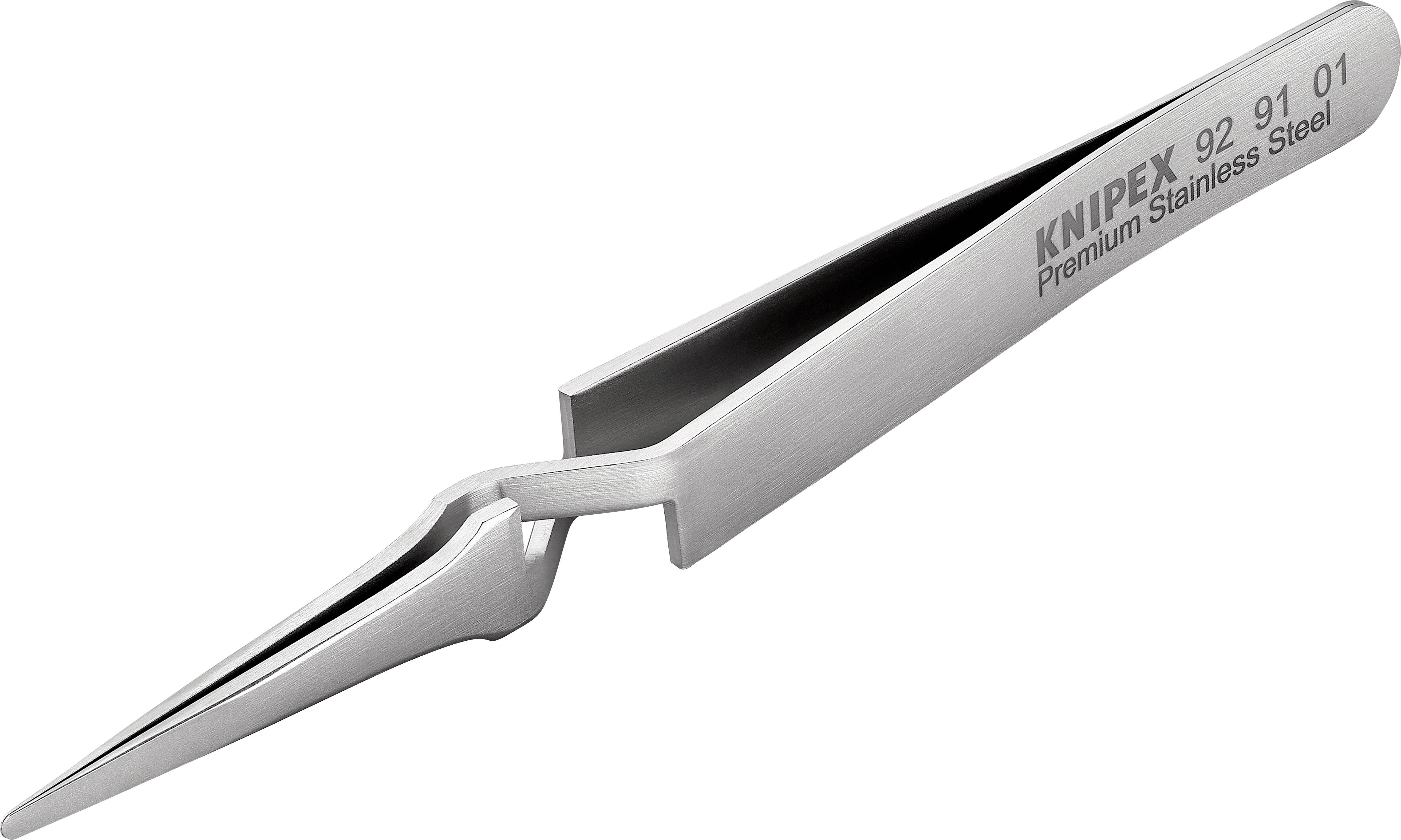 Knipex 92 91 01 Präzisionskreuzpinzette Stumpf 120 mm