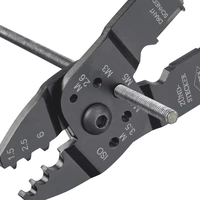 Knipex 97 21 215 C Crimpzange 1 Stück Unisolierte Kabelschuhe, Unisolierte Kabelverbinder 0.5 bis 6mm² Knipex 97 21 215 C Crimpzange 1 Stück Unisolierte Kabelschuhe, Unisolierte Kabelverbinder 0.5 bis 6mm²