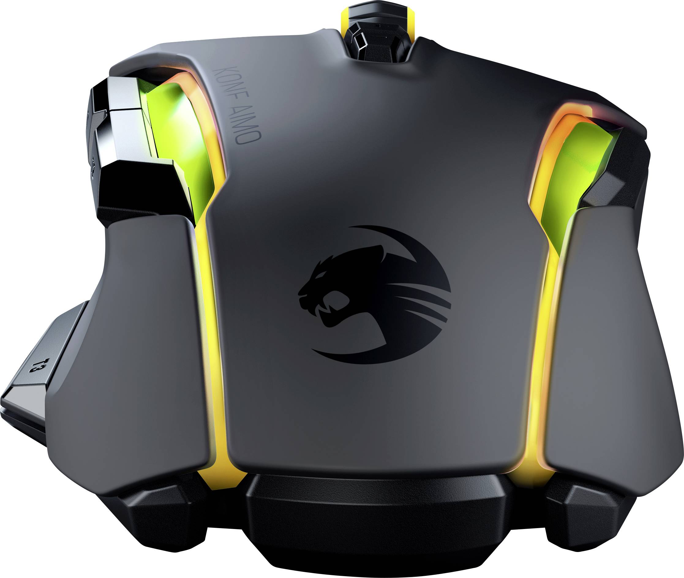 Roccat Kone AIMO Ergonomische Gaming-Maus USB Optisch Schwarz 16000 dpi Ergonomisch, Integrierter Profilspeicher