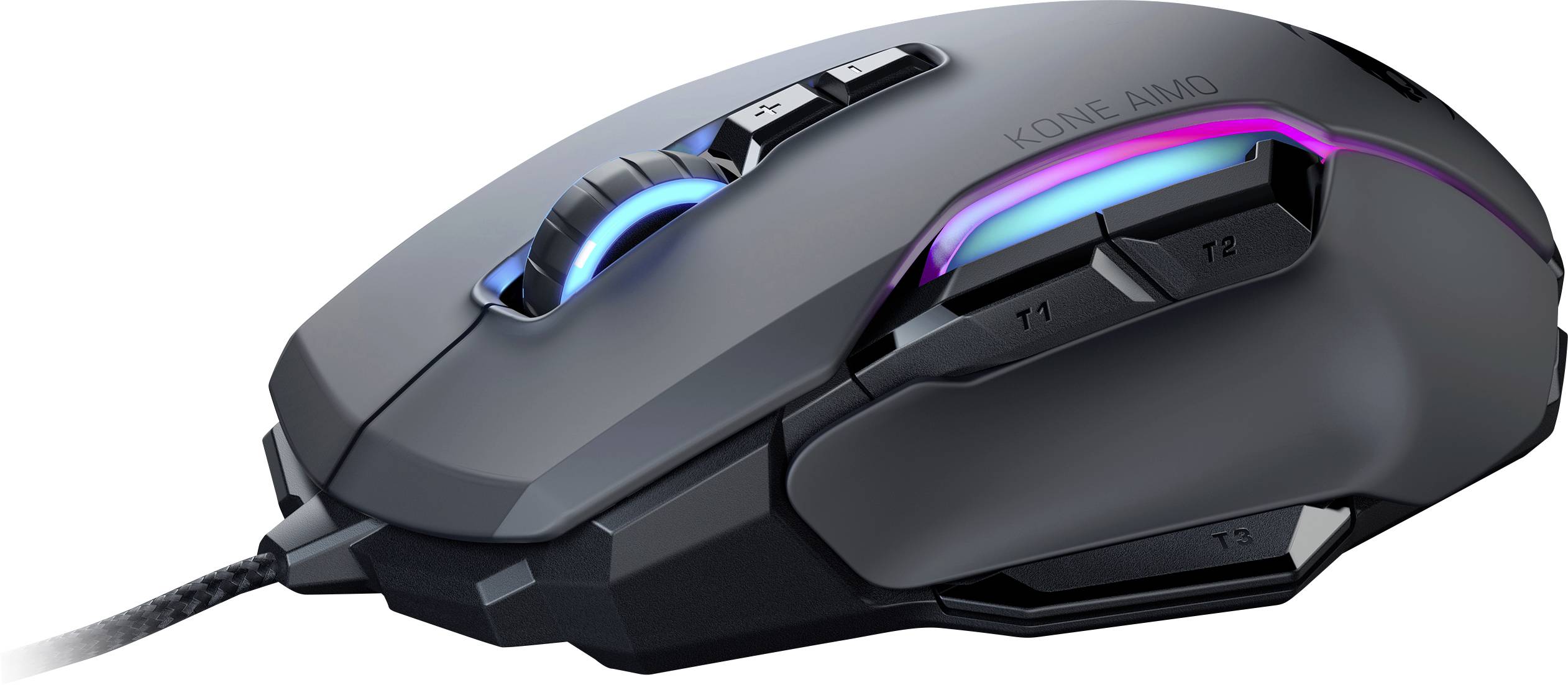 Roccat Kone AIMO Ergonomische Gaming-Maus USB Optisch Schwarz 16000 dpi Ergonomisch, Integrierter Profilspeicher
