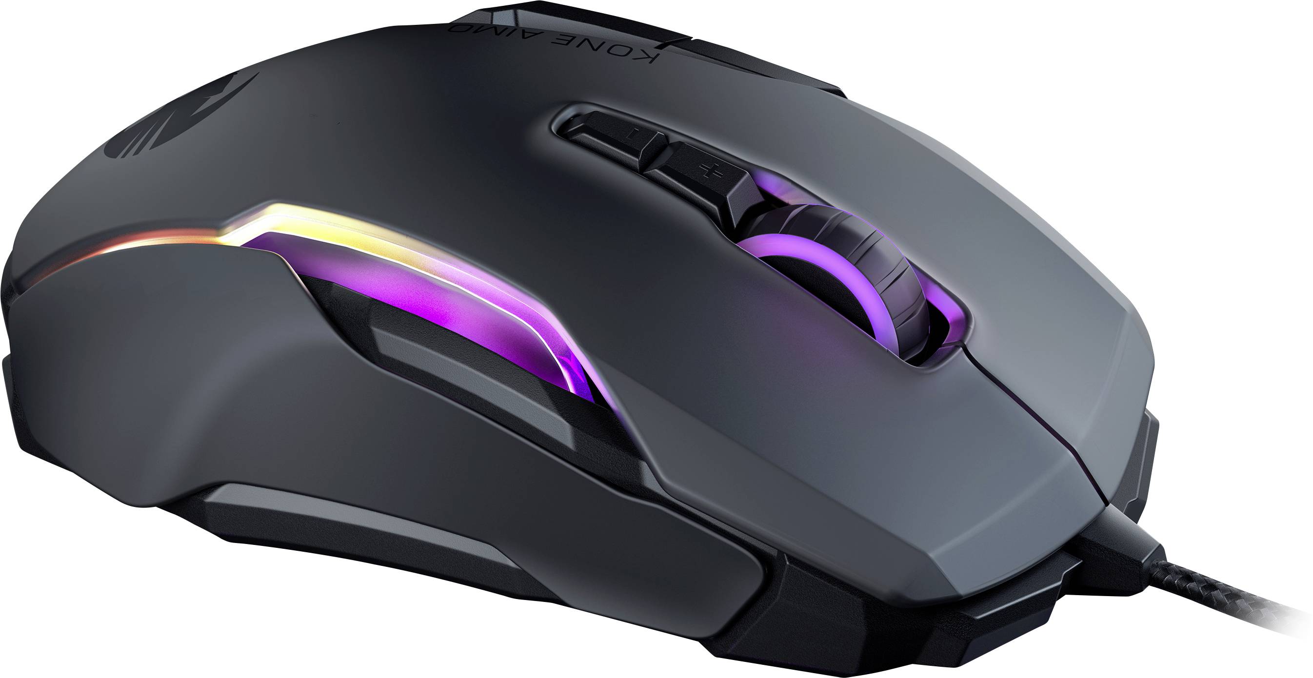 Roccat Kone AIMO Ergonomische Gaming-Maus USB Optisch Schwarz 16000 dpi Ergonomisch, Integrierter Profilspeicher