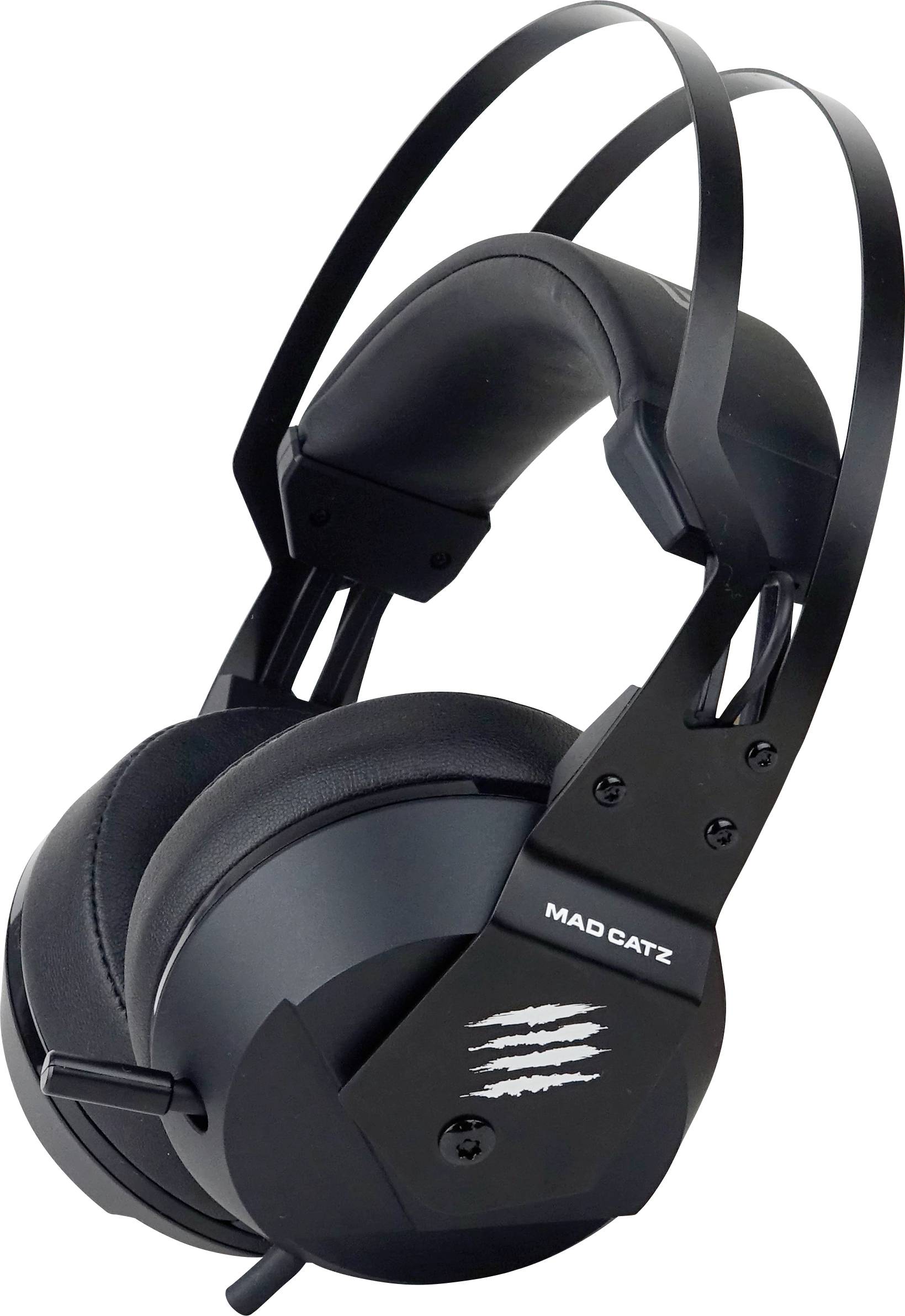 MadCatz F.R.E.Q. 2 Stereo Over Ear Headset kabelgebunden Stereo Schwarz Noise Cancelling Lautstärkeregelung, Mikrofon-Stummschaltung Gaming