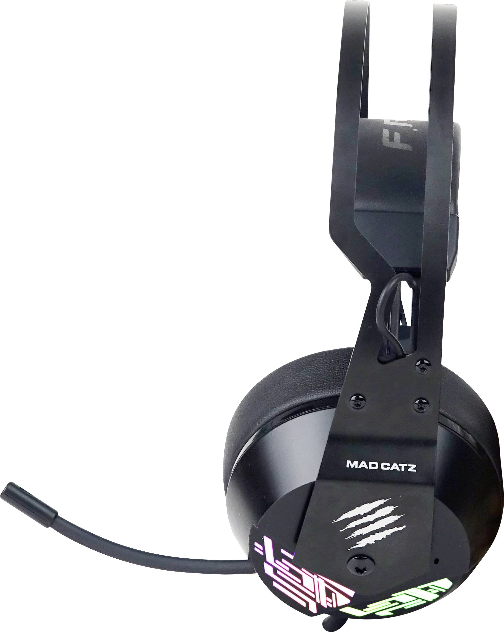 MadCatz F.R.E.Q. 4 Stereo Gaming Over Ear Headset kabelgebunden 7.1 Surround Schwarz Noise Cancelling Lautstärkeregelung