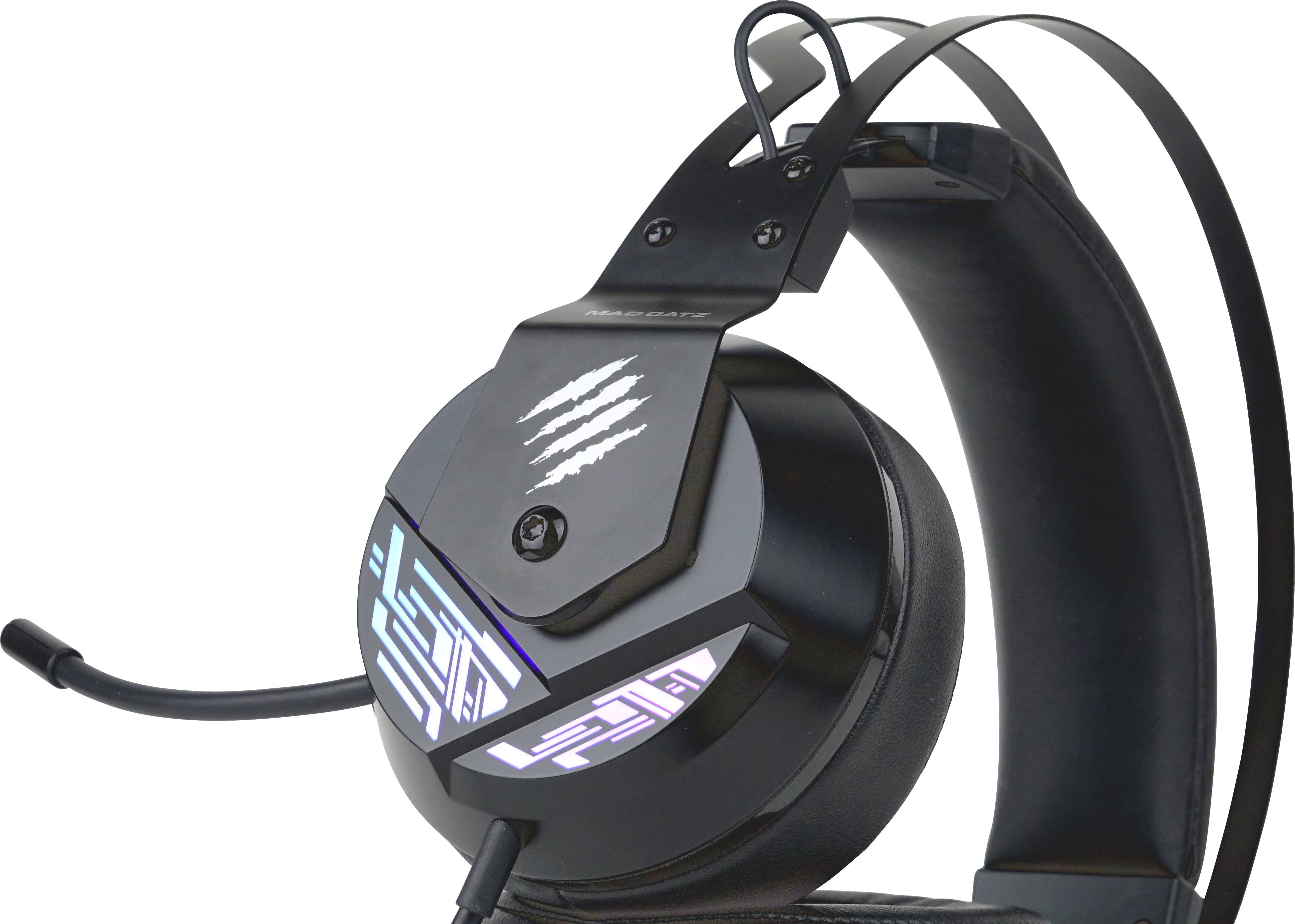 MadCatz F.R.E.Q. 4 Stereo Gaming Over Ear Headset kabelgebunden 7.1 Surround Schwarz Noise Cancelling Lautstärkeregelung