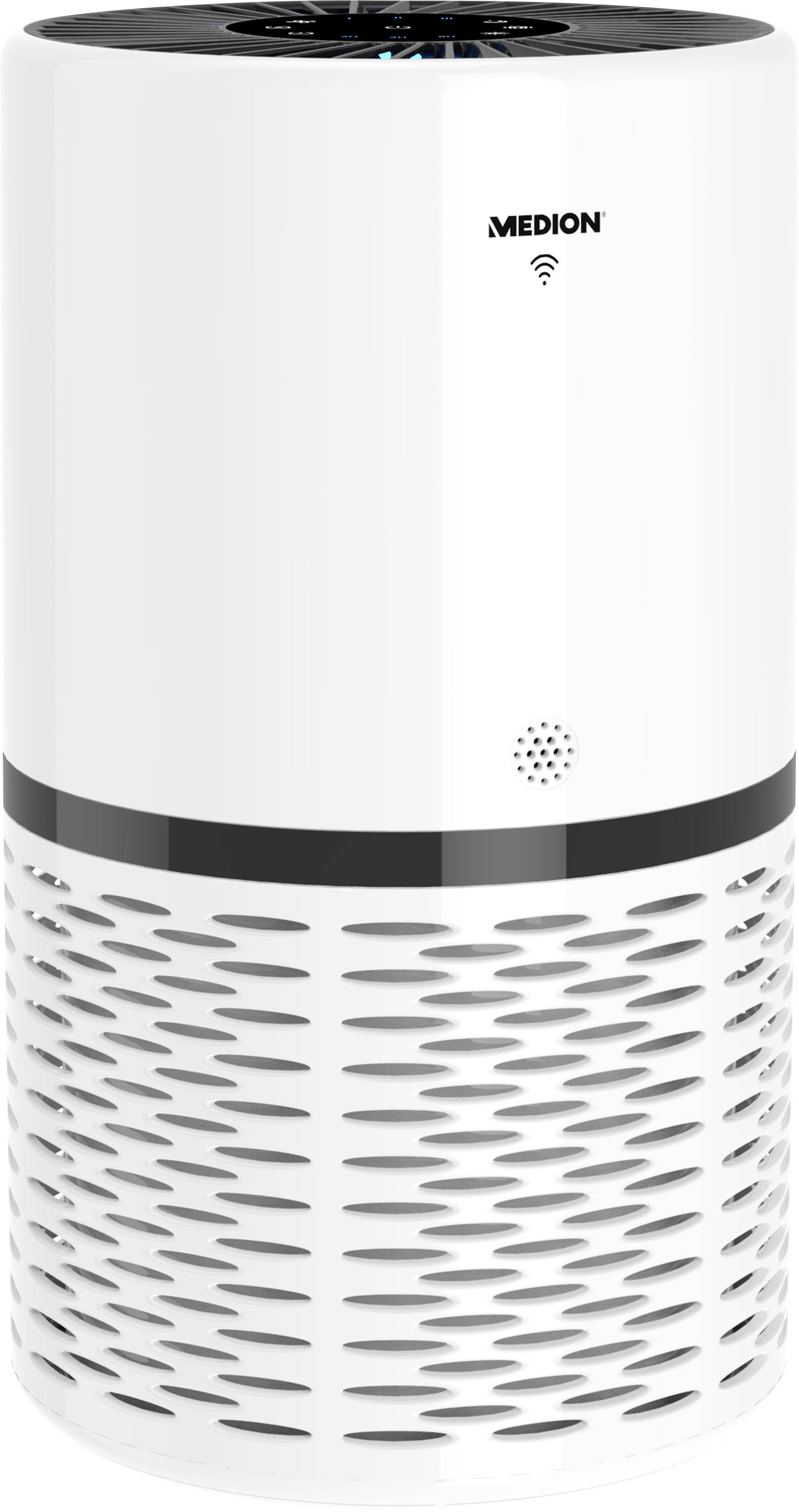 Medion MD 10171 MD 10171 Luftreiniger 52m² Weiß, Schwarz