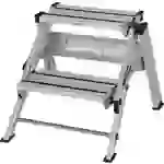 Krause 810281 Aluminium Treppe klappbar Arbeitshöhe (max.): 2.45m Silber 5.4kg Krause 810281 Aluminium Treppe klappbar Arbeitshöhe (max.): 2.45m Silber 5.4kg
