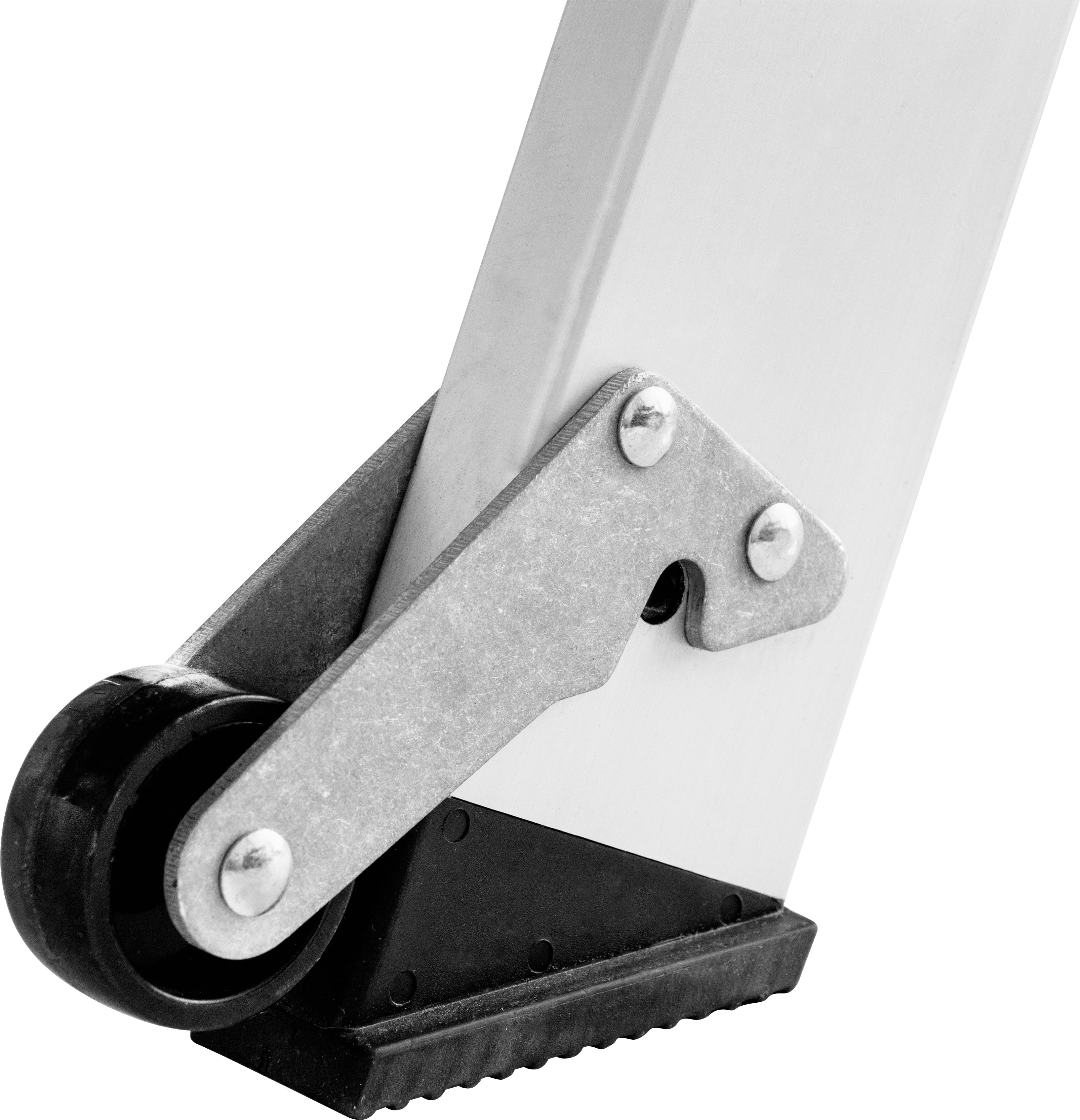 Krause 810328 Aluminium Treppe klappbar Arbeitshöhe (max.): 3m Silber 13.2kg