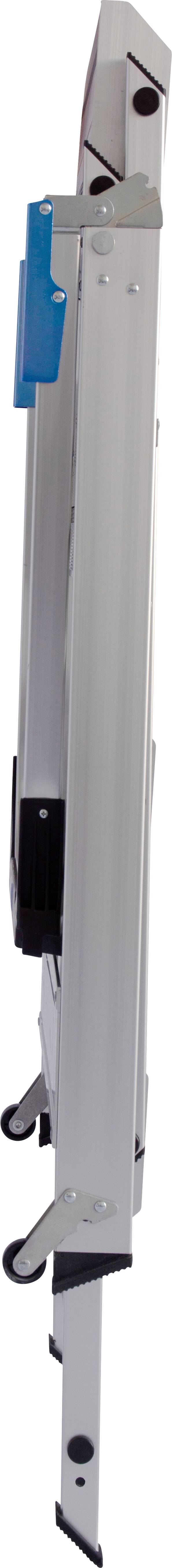 Krause 810328 Aluminium Treppe klappbar Arbeitshöhe (max.): 3m Silber 13.2kg