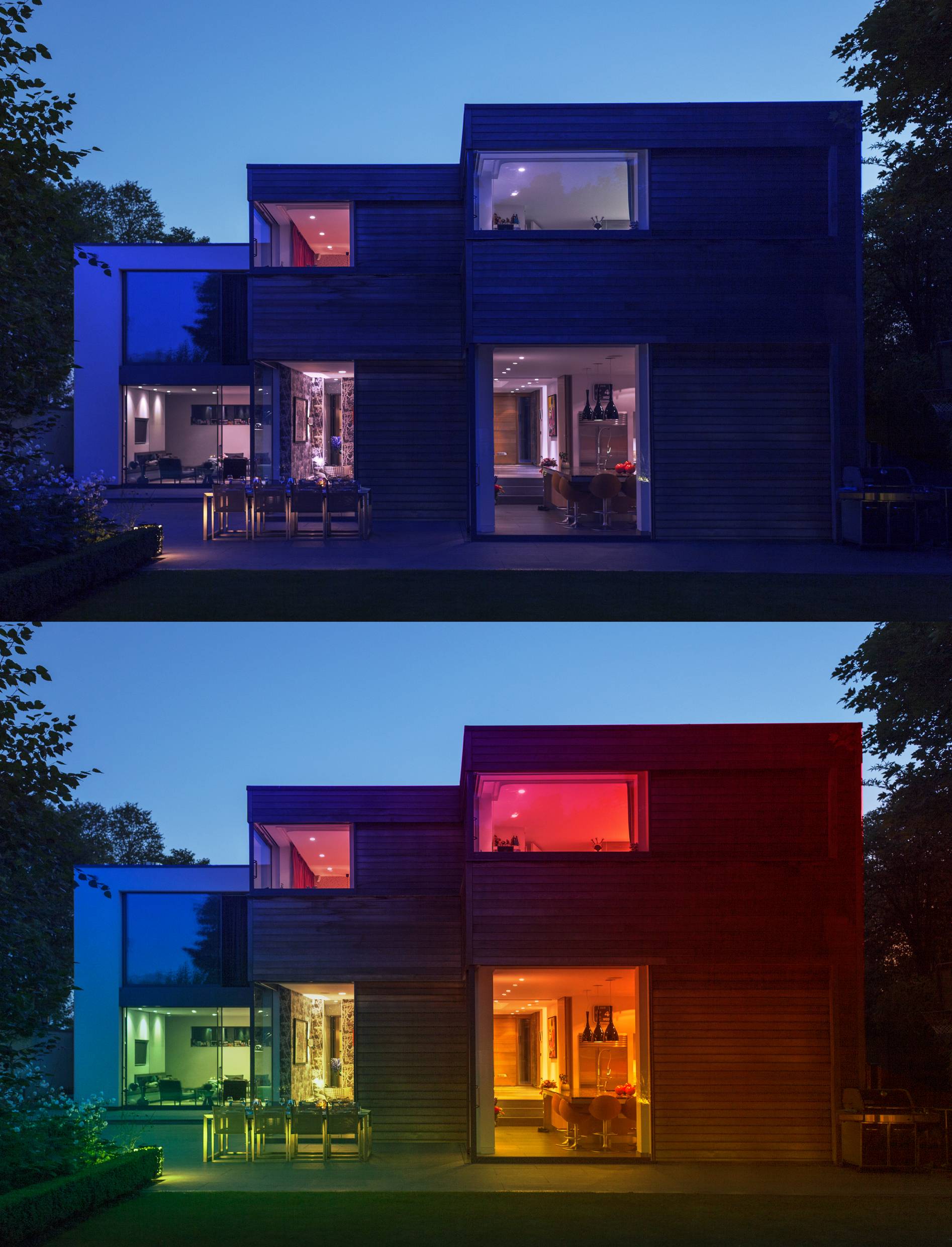 Sygonix SY-4782326 Außenstrahler EEK: F (A - G) 24W Leuchtfarben: Warmweiß, RGB, Neutralweiß