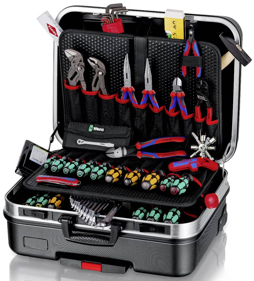 Knipex 00 21 06M Elektriker, Handwerker Werkzeugkoffer bestückt (B x H x T) 430 x 280 x 515mm