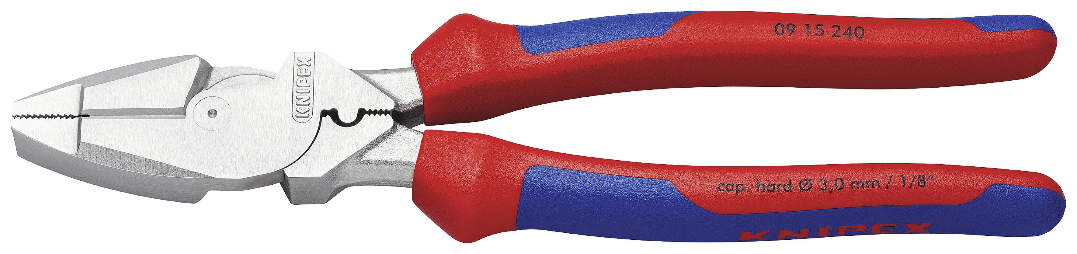 Knipex 09 15 240 Elektriker Kraft-Kombizange 240mm DIN ISO 5746