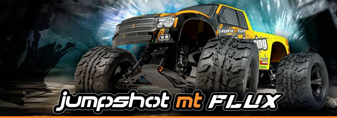 HPI Racing Jumpshot MT Flux Brushless 1:10 RC Einsteiger Modellauto Elektro Monstertruck Heckantrieb (2WD) RtR 2,4GHz