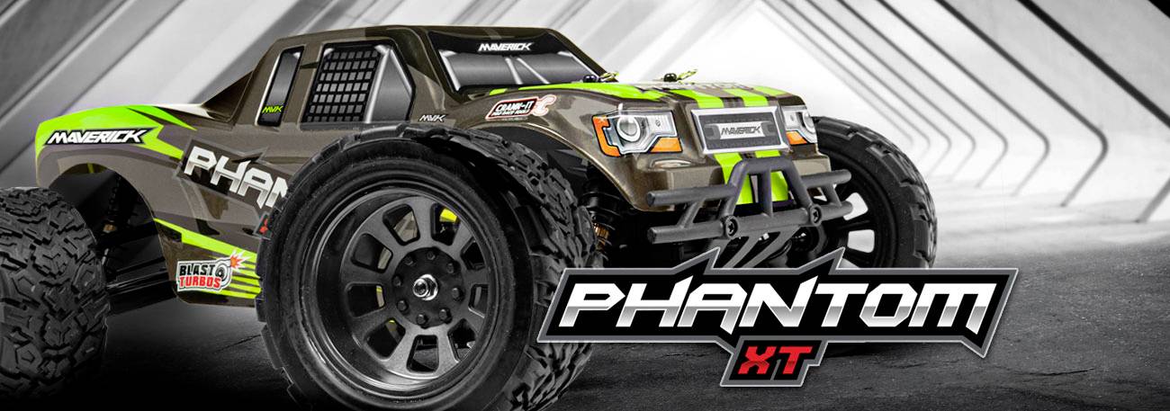 Maverick Phantom XT 1/10 4WD Stadium Truck Brushed 1:10 RC Modellauto Elektro Monstertruck Allradantrieb (4WD) RtR 2,4GHz inkl