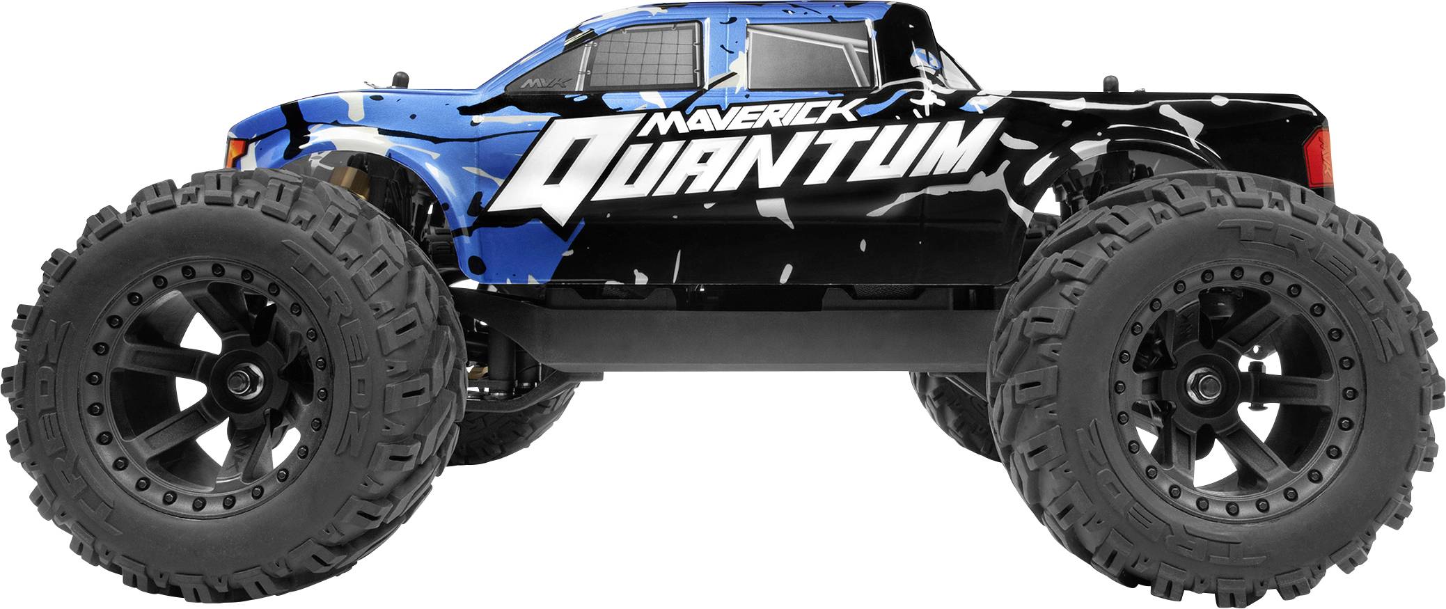 Maverick Quantum MT 1/10 4WD Monster Truck - Blue Brushed 1:10 RC Modellauto Elektro Monstertruck Allradantrieb (4WD) RtR 2,4GHz