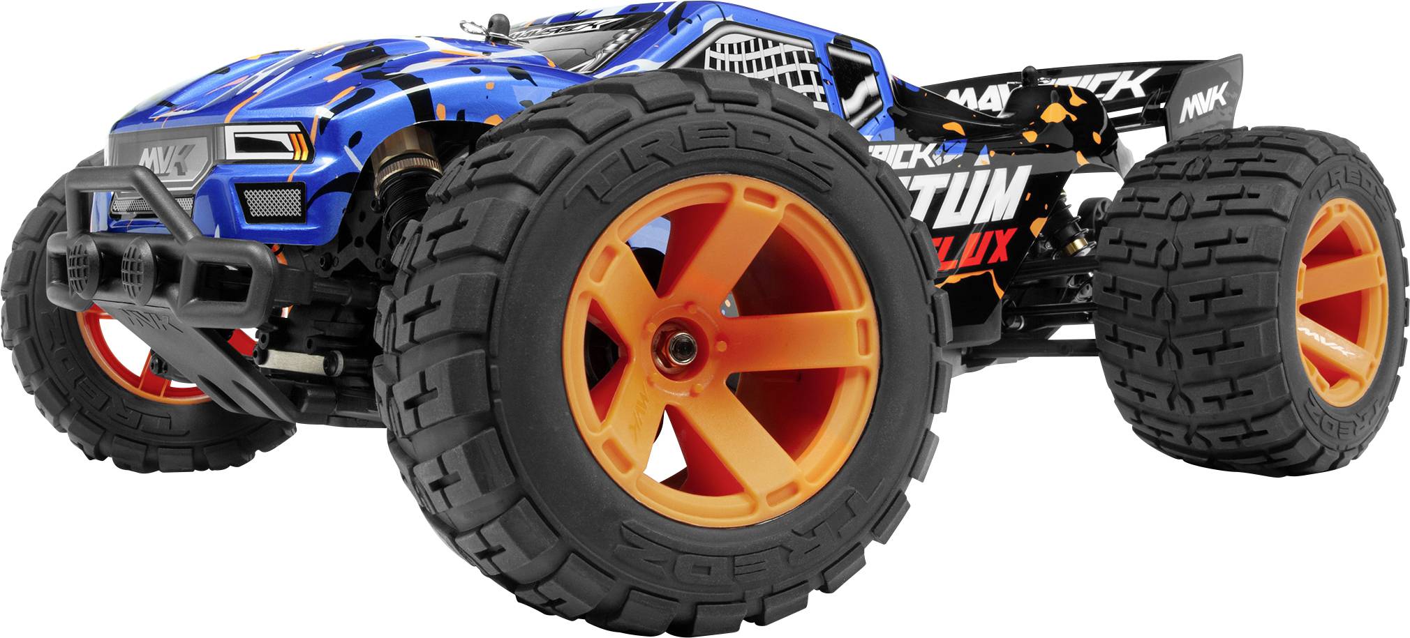 Maverick Quantum XT Flux 80A 1/10 4WD Truck - Blue Brushless 1:10 RC Modellauto Elektro Truggy Allradantrieb (4WD) RtR 2,4GHz