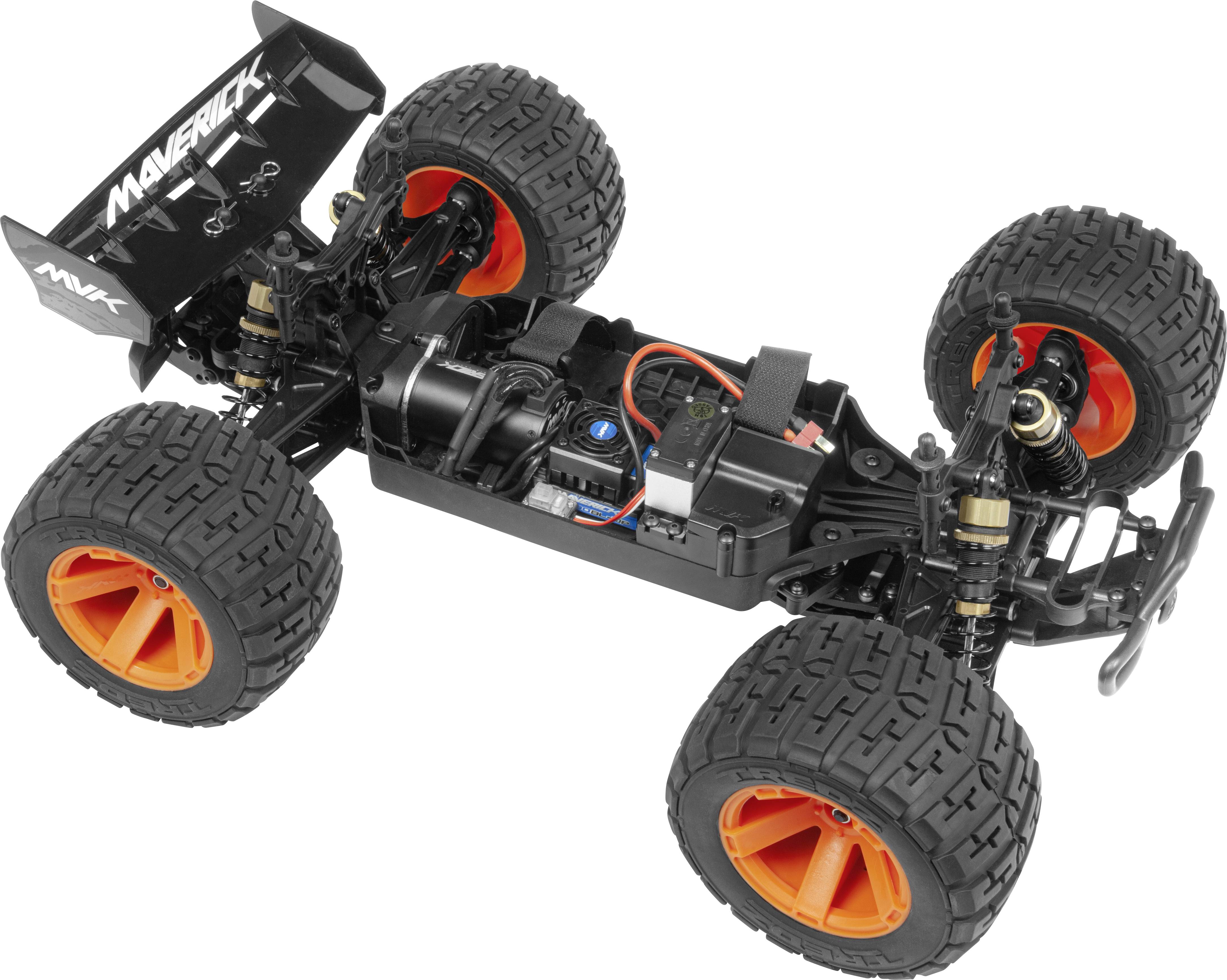 Maverick Quantum XT Flux 80A 1/10 4WD Truck - Blue Brushless 1:10 RC Modellauto Elektro Truggy Allradantrieb (4WD) RtR 2,4GHz