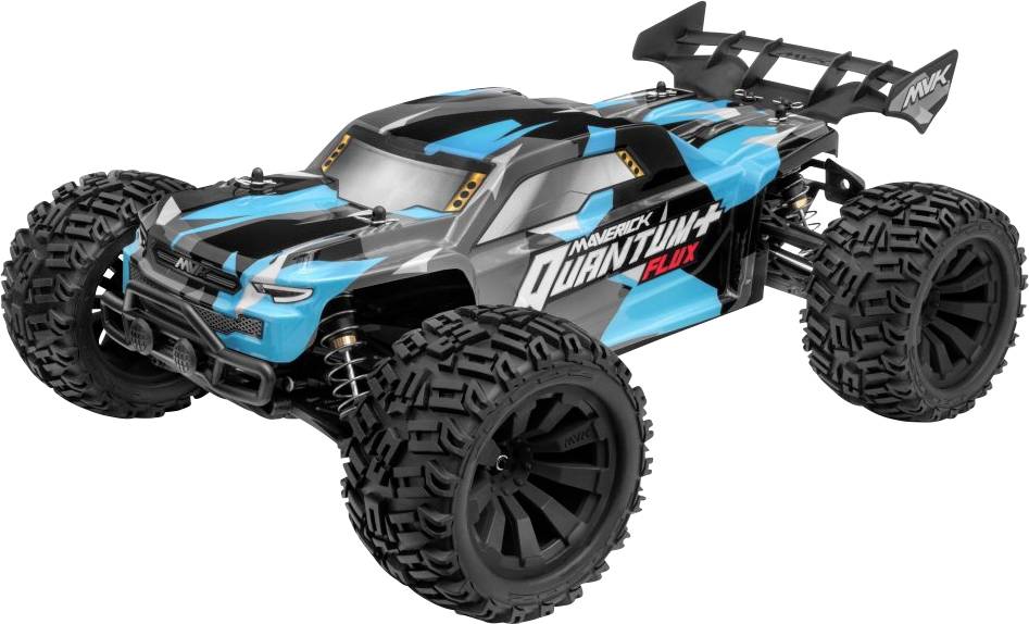 Maverick Quantum+ XT Flux 3S 1/10 4WD Stadium Truck - Blue Brushless 1:10 RC Modellauto Elektro Truggy Allradantrieb (4WD) RtR 2,4 GHz