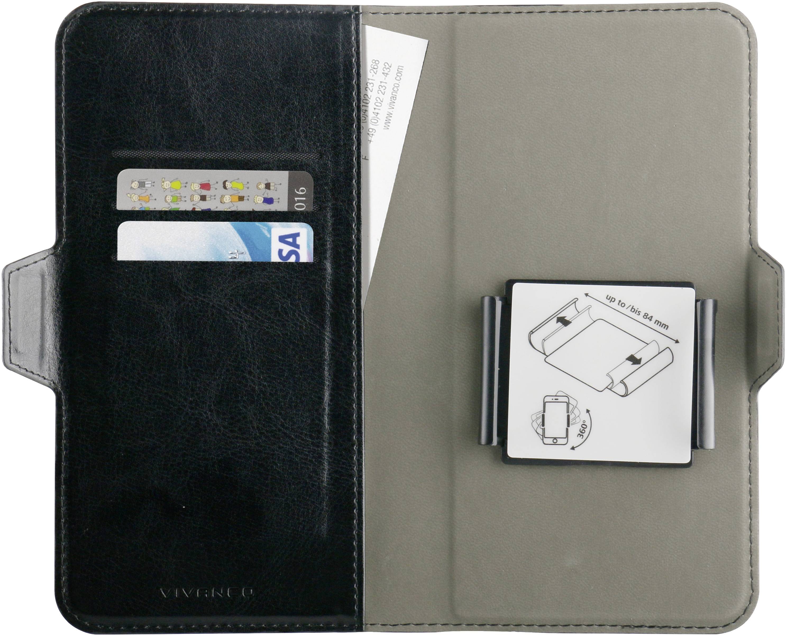 Vivanco Universal Booklet Universal Universal Schwarz Spritzwassergeschützt, Standfunktion, Staubdicht, Stoßfest UNIBOOKVVXLBK