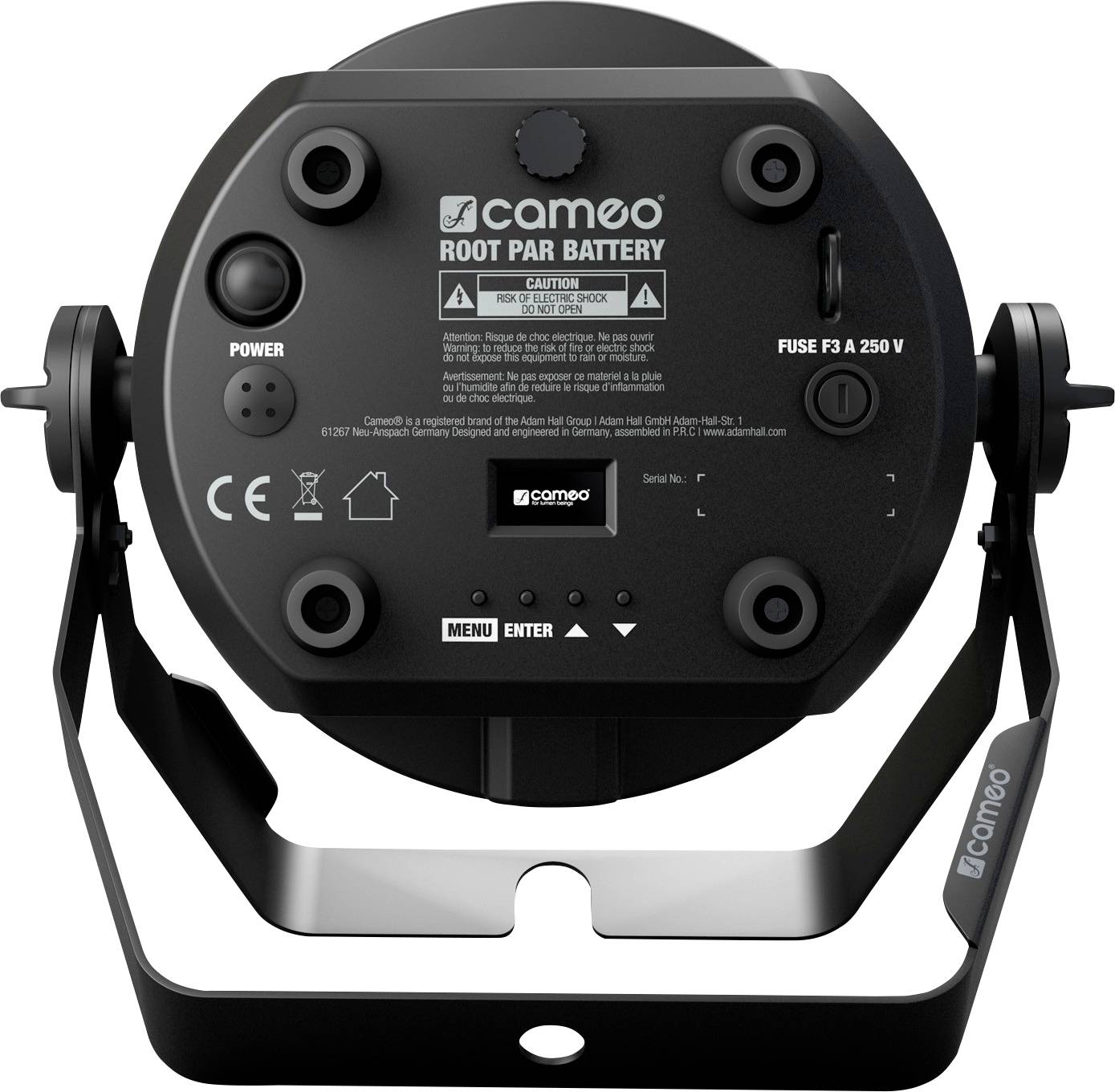 Cameo LED-PAR-Scheinwerfer Anzahl LEDs (Details): 5 4W Schwarz