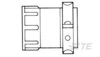 TE Connectivity Circular Plastic Connectors 206512-6 Inhalt
