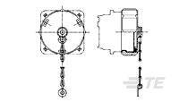 TE Connectivity Circular Plastic Connectors 827155-1 Inhalt