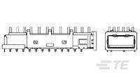 TE Connectivity XFP Pluggable I/O 1888116-2 Inhalt