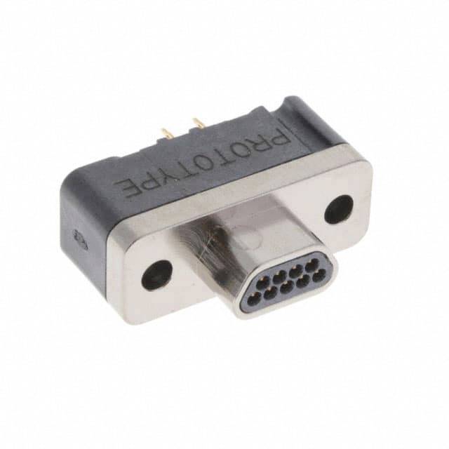 Ein VGA-Anschluss mit neun Pins und zwei Schraubbefestigungen. Oberseite trägt die Aufschrift 'PROTOTYPE'.