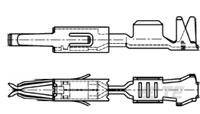 Ein Diagramm zeigt den Querschnitt eines mechanischen Bauteils, bestehend aus zwei miteinander verbundenen Teilen, mit Pfeilen zur Darstellung des Flusses oder der Bewegung innerhalb.