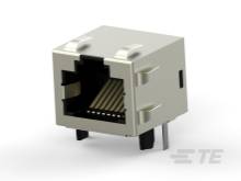 TE Connectivity MODULAR JACKS - INVERTED AND LEDS 1-406541-6 1St.