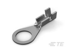 Metallöse mit rechteckigem Aufsatz, möglicherweise ein Teil eines größeren mechanischen Systems zur Sicherung oder Verbindung von Bauteilen.